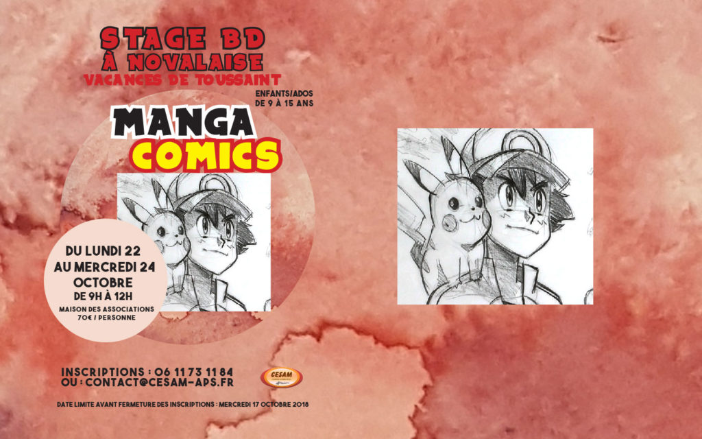 Stage Manga Comics Novalaise par CESAM